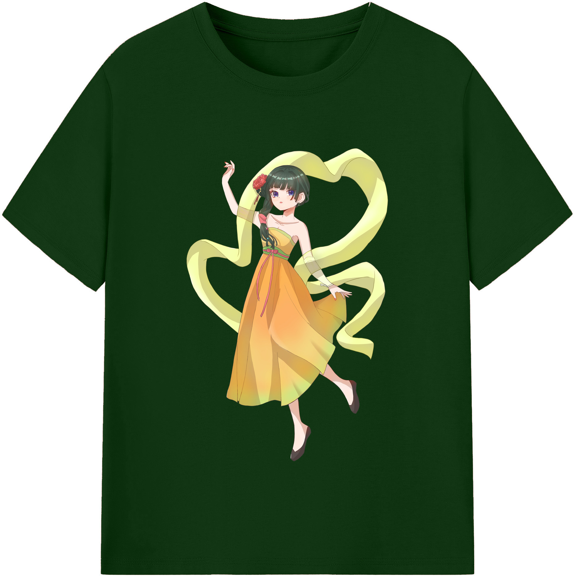 （画像用） 薬屋のひとりごと The Apothecary Diaries 綿100％半袖Tシャツ（フロントプリント）